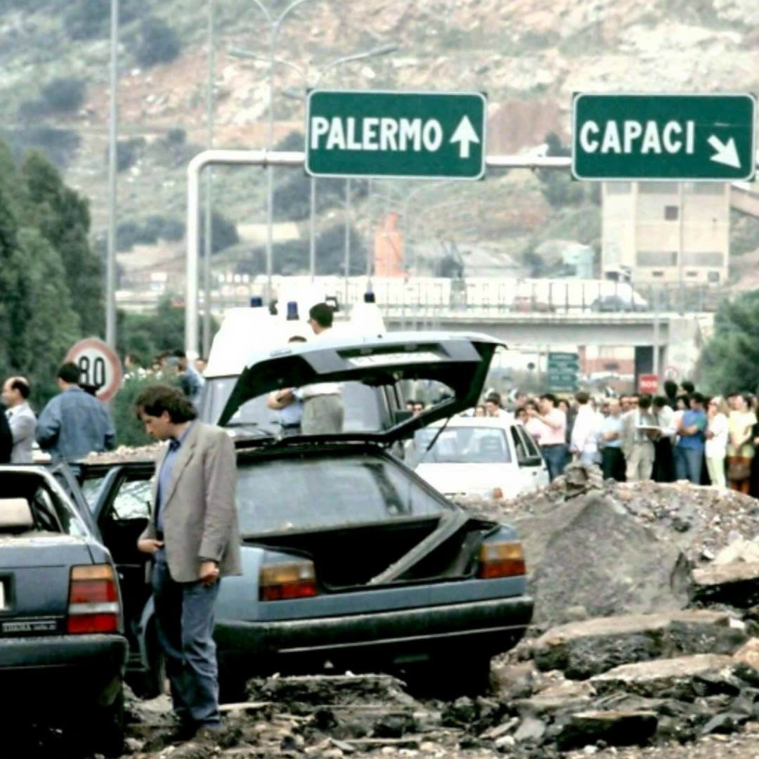 L'attentato a Giovanni Falcone, Capaci 1992.